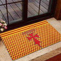 Aragon Flag Rubber Doormat Autonomous Community of Spain - Wonder Print Shop