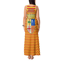 Aragon Flag Tank Maxi Dress Autonomous Community of Spain - Wonder Print Shop