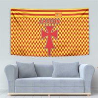 Aragon Flag Tapestry Autonomous Community of Spain - Wonder Print Shop