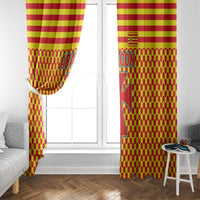 Aragon Flag Window Curtain Autonomous Community of Spain - Wonder Print Shop