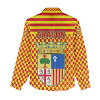 Aragon Flag Women Casual Shirt Autonomous Community of Spain - Wonder Print Shop
