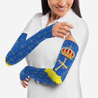 Asturias Flag Arm Sleeves Autonomous Community of Spain - Wonder Print Shop