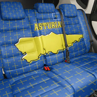 Asturias Flag Back Car Seat Cover Autonomous Community of Spain - Wonder Print Shop