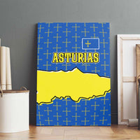 Asturias Flag Canvas Wall Art Autonomous Community of Spain - Wonder Print Shop