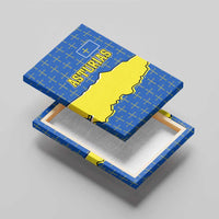 Asturias Flag Canvas Wall Art Autonomous Community of Spain - Wonder Print Shop