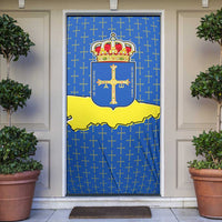 Asturias Flag Door Cover Autonomous Community of Spain - Wonder Print Shop