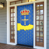 Asturias Flag Door Cover Autonomous Community of Spain - Wonder Print Shop