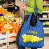 Asturias Flag Grocery Bag Autonomous Community of Spain - Wonder Print Shop