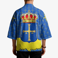 Asturias Flag Kimono Autonomous Community of Spain - Wonder Print Shop