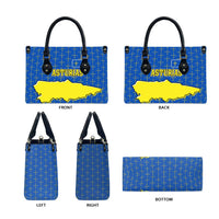 Asturias Flag Leather Bag Autonomous Community of Spain - Wonder Print Shop