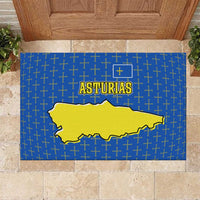 Asturias Flag Rubber Doormat Autonomous Community of Spain - Wonder Print Shop