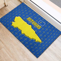 Asturias Flag Rubber Doormat Autonomous Community of Spain - Wonder Print Shop