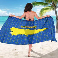 Asturias Flag Sarong Autonomous Community of Spain - Wonder Print Shop