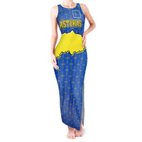 Asturias Flag Tank Maxi Dress Autonomous Community of Spain - Wonder Print Shop