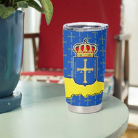 Asturias Flag Tumbler Cup Autonomous Community of Spain - Wonder Print Shop