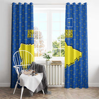 Asturias Flag Window Curtain Autonomous Community of Spain - Wonder Print Shop
