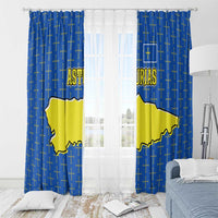 Asturias Flag Window Curtain Autonomous Community of Spain - Wonder Print Shop