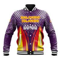 Balearic Islands Flag Baseball Jacket Autonomous Community of Spain - Wonder Print Shop