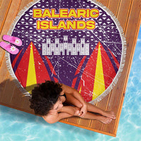 Balearic Islands Flag Beach Blanket Autonomous Community of Spain - Wonder Print Shop