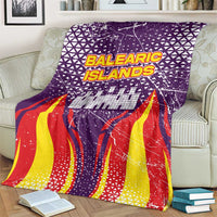 Balearic Islands Flag Blanket Autonomous Community of Spain - Wonder Print Shop