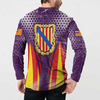 Balearic Islands Flag Button Sweatshirt Autonomous Community of Spain - Wonder Print Shop