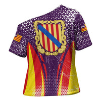 Balearic Islands Flag Cross Shoulder Shirt Autonomous Community of Spain - Wonder Print Shop