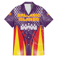 Balearic Islands Flag Family Matching Mermaid Dress and Hawaiian Shirt Autonomous Community of Spain - Wonder Print Shop