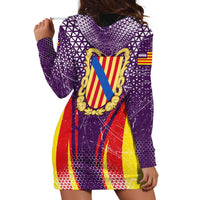 Balearic Islands Flag Hoodie Dress Autonomous Community of Spain - Wonder Print Shop