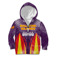 Balearic Islands Flag Kid Hoodie Autonomous Community of Spain - Wonder Print Shop