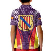 Balearic Islands Flag Kid Polo Shirt Autonomous Community of Spain - Wonder Print Shop