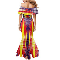 Balearic Islands Flag Mermaid Dress Autonomous Community of Spain - Wonder Print Shop