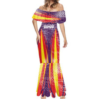 Balearic Islands Flag Mermaid Dress Autonomous Community of Spain - Wonder Print Shop