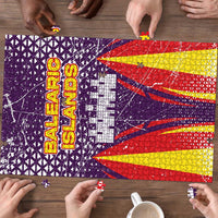 Balearic Islands Flag Puzzle Autonomous Community of Spain - Wonder Print Shop