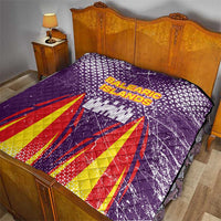 Balearic Islands Flag Quilt Autonomous Community of Spain - Wonder Print Shop