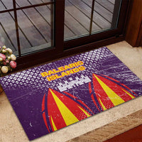 Balearic Islands Flag Rubber Doormat Autonomous Community of Spain - Wonder Print Shop