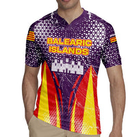 Balearic Islands Flag Rugby Jersey Autonomous Community of Spain - Wonder Print Shop