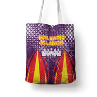 Balearic Islands Flag Tote Bag Autonomous Community of Spain - Wonder Print Shop