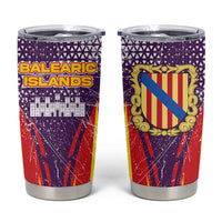 Balearic Islands Flag Tumbler Cup Autonomous Community of Spain - Wonder Print Shop