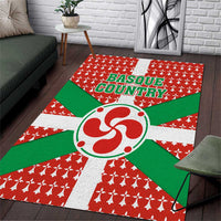 Basque Country Flag Area Rug Autonomous Community of Spain - Wonder Print Shop