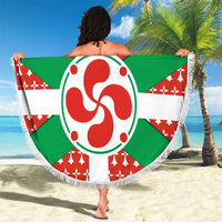 Basque Country Flag Beach Blanket Autonomous Community of Spain - Wonder Print Shop