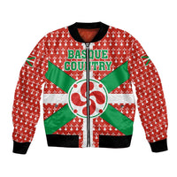 Basque Country Flag Bomber Jacket Autonomous Community of Spain - Wonder Print Shop