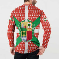 Basque Country Flag Button Sweatshirt Autonomous Community of Spain - Wonder Print Shop