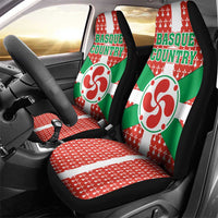 Basque Country Flag Car Seat Cover Autonomous Community of Spain - Wonder Print Shop