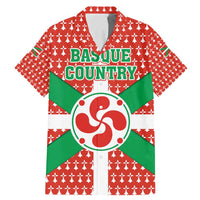 Basque Country Flag Family Matching Mermaid Dress and Hawaiian Shirt Autonomous Community of Spain - Wonder Print Shop