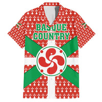 Basque Country Flag Family Matching Tank Maxi Dress and Hawaiian Shirt Autonomous Community of Spain - Wonder Print Shop