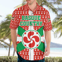 Basque Country Flag Hawaiian Shirt Autonomous Community of Spain - Wonder Print Shop