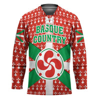 Basque Country Flag Hockey Jersey Autonomous Community of Spain - Wonder Print Shop