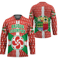 Basque Country Flag Hockey Jersey Autonomous Community of Spain - Wonder Print Shop