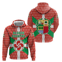 Basque Country Flag Hoodie Autonomous Community of Spain - Wonder Print Shop