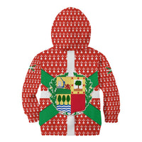 Basque Country Flag Kid Hoodie Autonomous Community of Spain - Wonder Print Shop